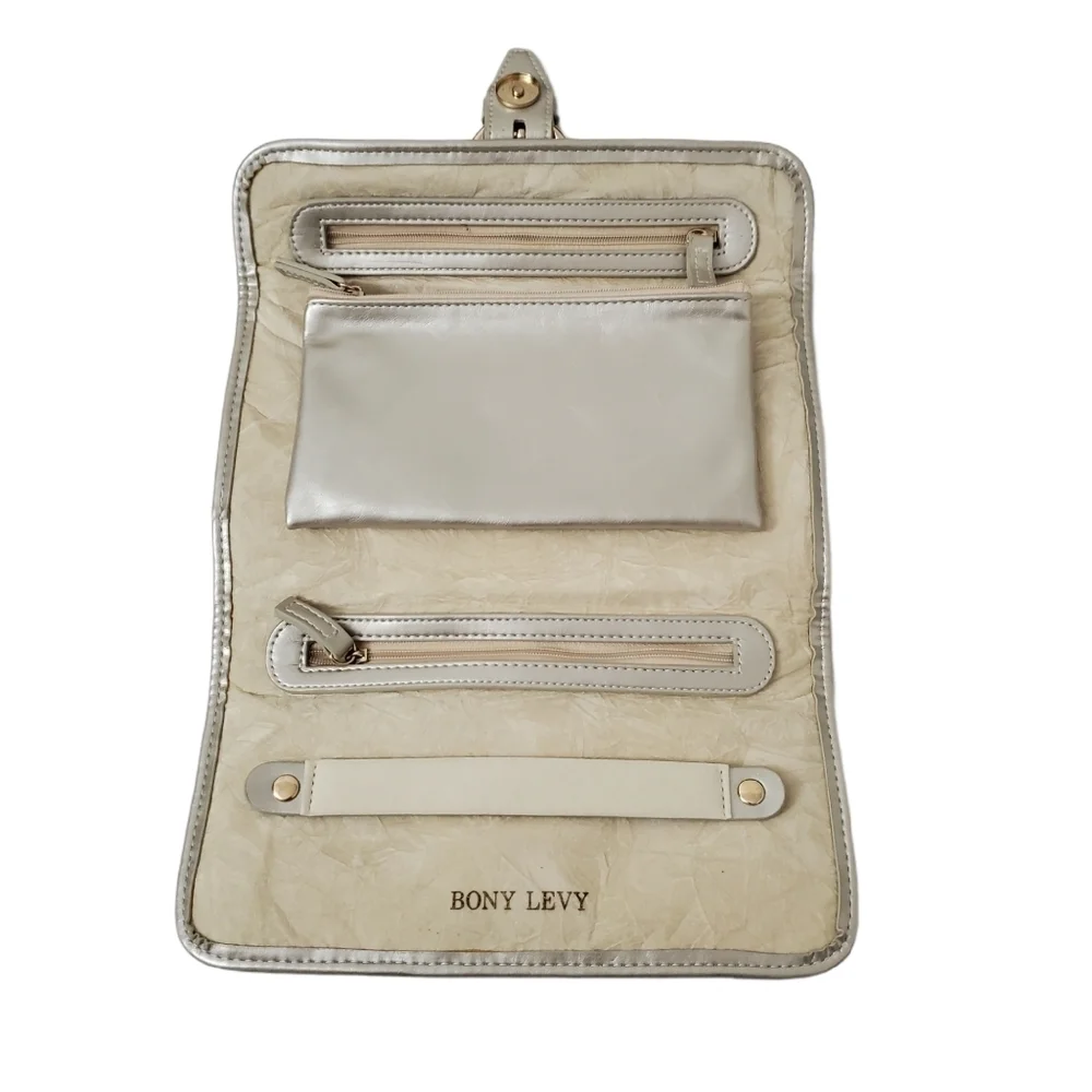 Bony Levy Travel Makeup‎ Kit Bag Silver